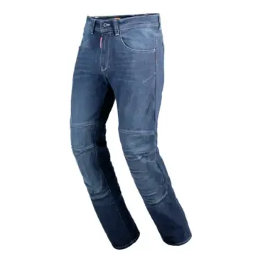 Мотоджинсы EF56 PYTHON EVO CORDURA DENIM тёмно синие - миниатюра 5