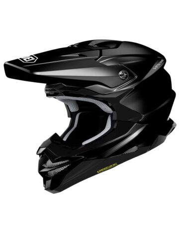 Шлем для мотокросса Shoei VFX WR Plain  Черный глянец