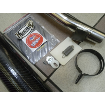 HURRIC SUPERSPORT EXHAUST карбоновый глушитель SUZUKI GSF1200 BANDIT 01 05 // 10027254 - миниатюра 5