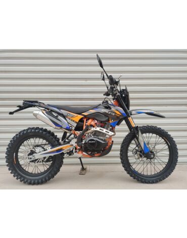 Мотоцикл кроссовый Regulmoto ATHLETE PRO 300 (4 valves) 6 передач с ПТС (Черный/ оранжевый/ синий)