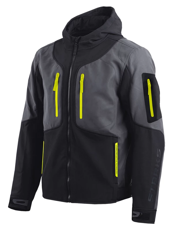 Мотокуртка Blazer Shell чёрная Hi Viz - фото 1