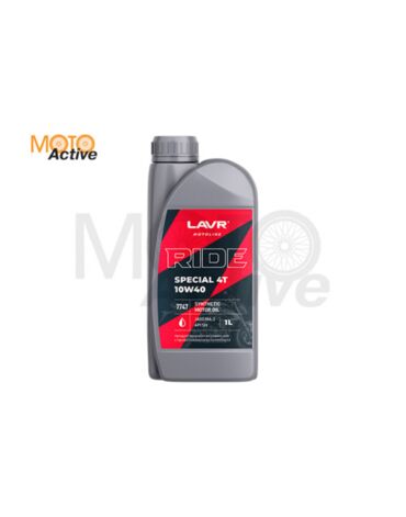 Моторное масло LAVR MOTO RIDE SPECIAL 4T 10W 40 SN (1 л.)