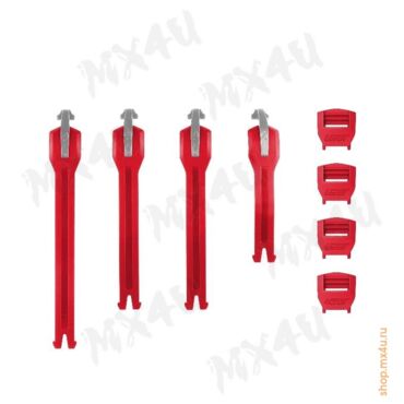 Стрепы к мотоботам 5.5 FlexLock Strap Kit Red - миниатюра 1