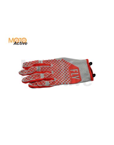 Перчатки FLY RACING KINETIC , серый красный