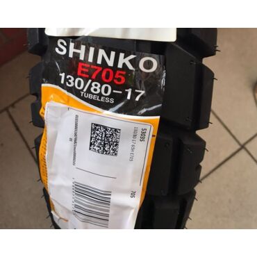 Shinko E705 130 80 17 65H F TT покрышка перед / зад // MR 053035 - миниатюра 2