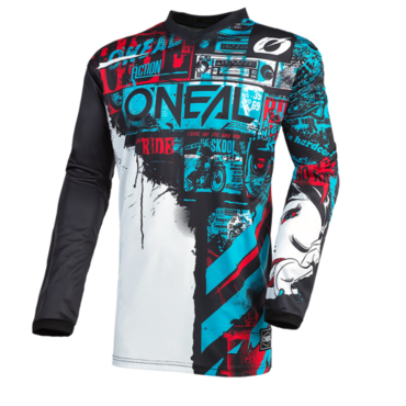 Джерси O'NEAL Element Youth Ride, детская, синий черный - миниатюра 1
