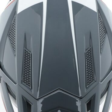 Acerbis Шлем T711 Grey Black - миниатюра 9