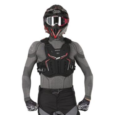 Leatt Защита панцирь Chest Protector 3DF AirFit Black Red - миниатюра 6