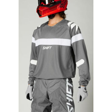 Джерси Shift White Label Void Jersey (Grey White) - миниатюра 3