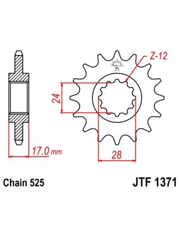 Звезда ведущая JTF1371.15