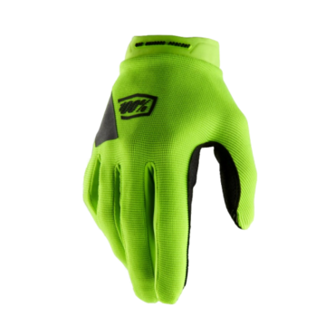 100% Мотоперчатки текстильные Ridecamp Fluo Yellow Black - миниатюра 1