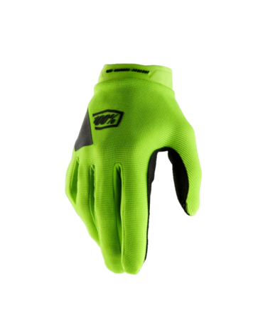 100% Мотоперчатки текстильные Ridecamp Fluo Yellow Black
