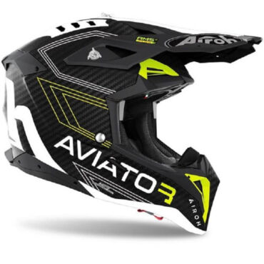 Airoh Мотошлем Aviator 3 Primal Yellow Matt - миниатюра 4