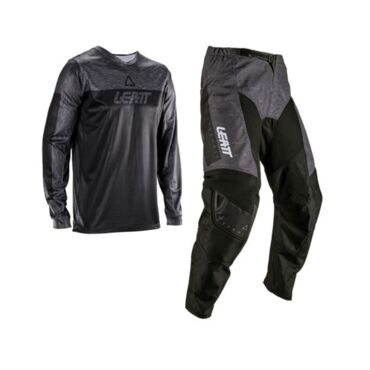Leatt Детский комплект джерси + штаны Ride Kit 3.5 Jr  V26 Stealth Black Grey - миниатюра 1