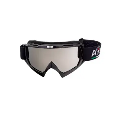 AiM Очки кроссовые 634 100 Black Glossy - миниатюра 1