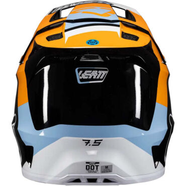 Шлем кроссовый Leatt 7.5 V25 orange с очками - миниатюра 3