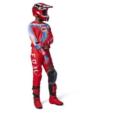 Мотоджерси Fox 180 Toxsyk Jersey, fluo red (XXL, Взрослая  Кросс эндуро) - миниатюра 2