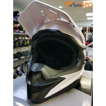 Шлем кроссовый AiM JK803 White Glossy - миниатюра 5