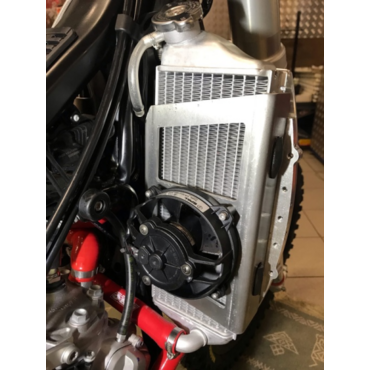 EMX TECH BLUE Составная защита радиаторов ( синяя ) KTM EXCF / EXC TPI TBI 17 24 // HQV TE FE 17 24 // GAS EC EX 21 24 ( 74 19 005 BLU ) - миниатюра 4