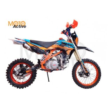 Питбайк KAYO EVOLUTION YX140EM 17 14 KRZ (механ. сцепл., эл. стартер) - миниатюра 1