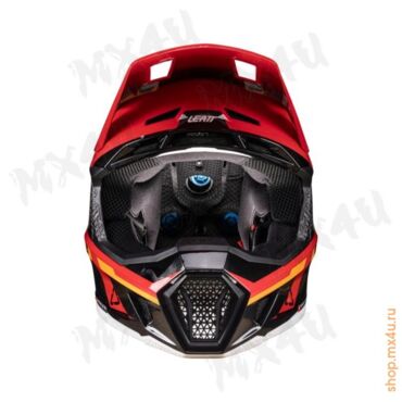 Шлем 7.5 V26 Thermoplastic + 4.5 очки Velocity - Красный - миниатюра 8