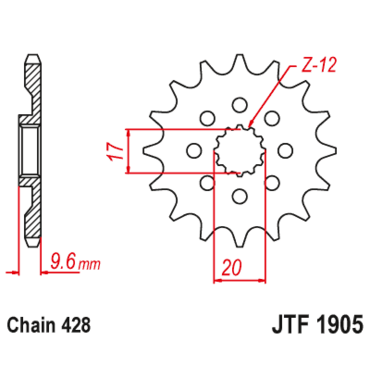 Звезда ведущая JTF1905.13 - миниатюра 1