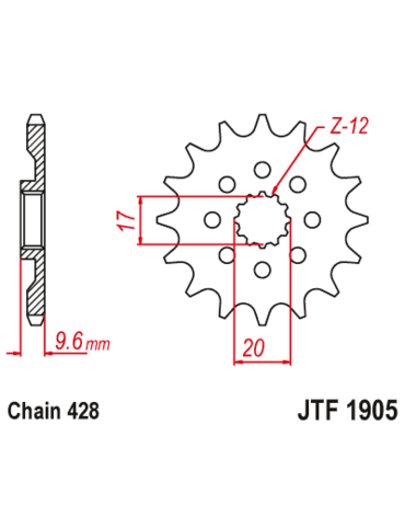 Звезда ведущая JTF1905.13
