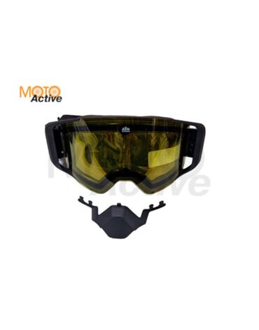 Очки снегоходные с магнитной линзой и подогревом AiM (PRO) 31 105 Accu Heated Black Matt