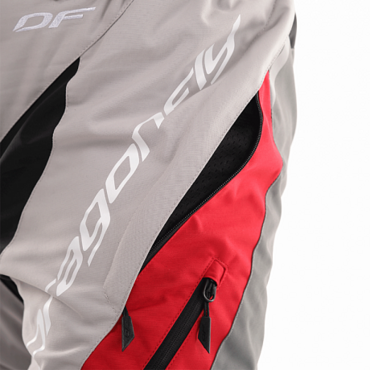Штаны Эндуро Dragonfly Freeride Grey Red 2020 - миниатюра 6