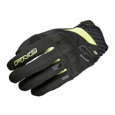 Five Перчатки RS3 Evo black fluo yellow - миниатюра 1