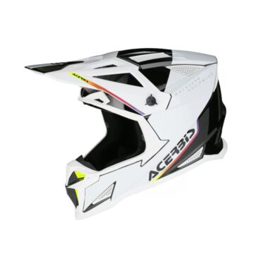 Acerbis Шлем T711 White Black - миниатюра 8