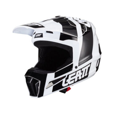 Leatt Шлем кроссовый Moto 3.5 Helmet Kit 2024 Black White - миниатюра 8