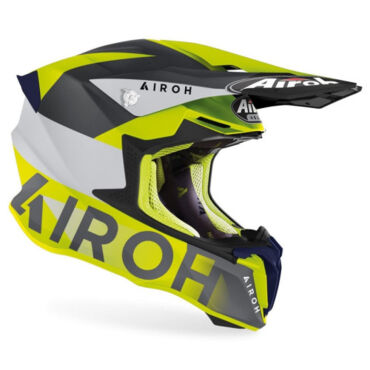 Airoh Мотошлем TWIST 2.0 LIFT YELLOW BLUE MATT - миниатюра 2