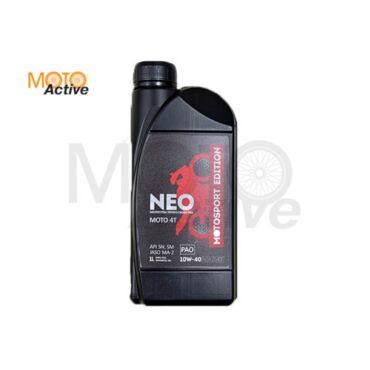 Моторное масло NEO MOTO 4T 10W 40 (JASO MA 2) 1 л. - миниатюра 2