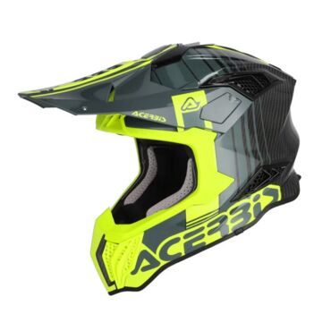 Acerbis Шлем Airstrike C 22 06 Black Fluo Yellow - миниатюра 14