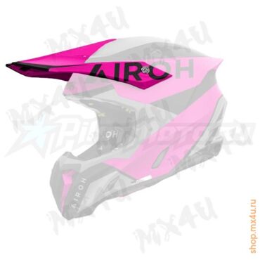 Козырек для шлема Airoh Twist 3 King Pink Matt Black - миниатюра 1