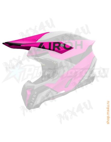 Козырек для шлема Airoh Twist 3 King Pink Matt Black
