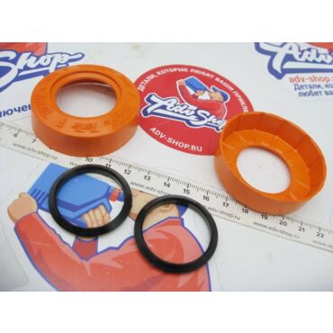 KTM Wheel bearing protection cap kit, front  ORANGE защитные накладки на ступицу оранжевые / перед EXC 16 22 ( 79609915000EB ) - миниатюра 2