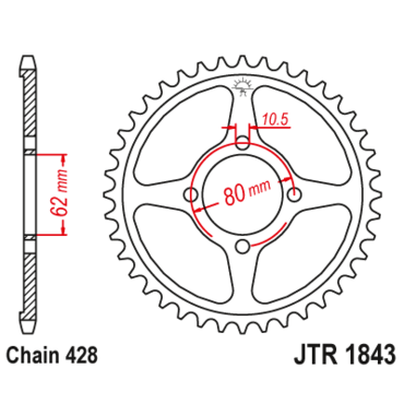 Звезда ведомая JTR1843.49 - миниатюра 1