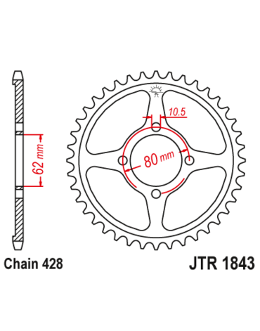 Звезда ведомая JTR1843.49