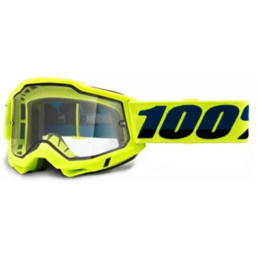 100% Очки Accuri 2 Enduro Goggle Dual Lens Yellow Clear - миниатюра 1