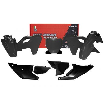 Комплект пластика Husqvarna Кросс TC FC 125 450 (2023 2024), Черный