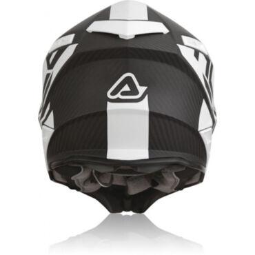Acerbis Шлем Steel Carbon White Black - миниатюра 7