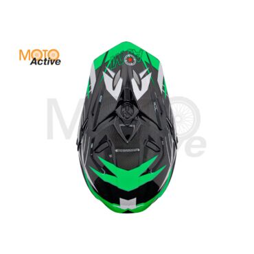 Шлем AiM JK803S Green Black - миниатюра 5