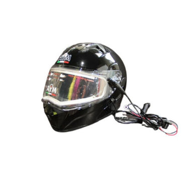 AiM Шлем модуляр JK906 с эл. подогревом Black Glossy - миниатюра 8