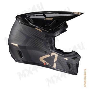 Кроссовый шлем 9.5 Carbon V25 - Черный - миниатюра 5