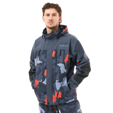 Dragonfly Мембранная куртка Quad 2.0 Man 2025 Grey - Orange Camo - миниатюра 16
