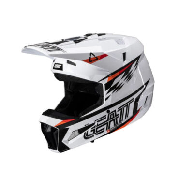 Leatt Шлем кроссовый детский Helmet Kit Moto 3.5 Jr V25 White - миниатюра 2