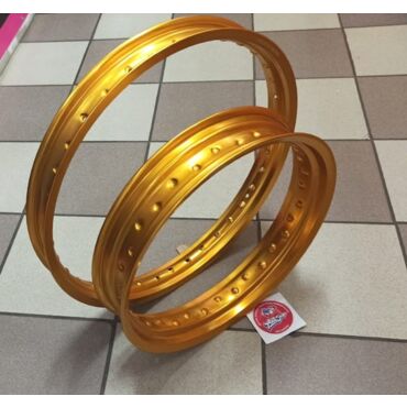 AdvProWeel  комплект ободов 21 - 17 Gold ( XRV750 XL600 XL650) - миниатюра 2