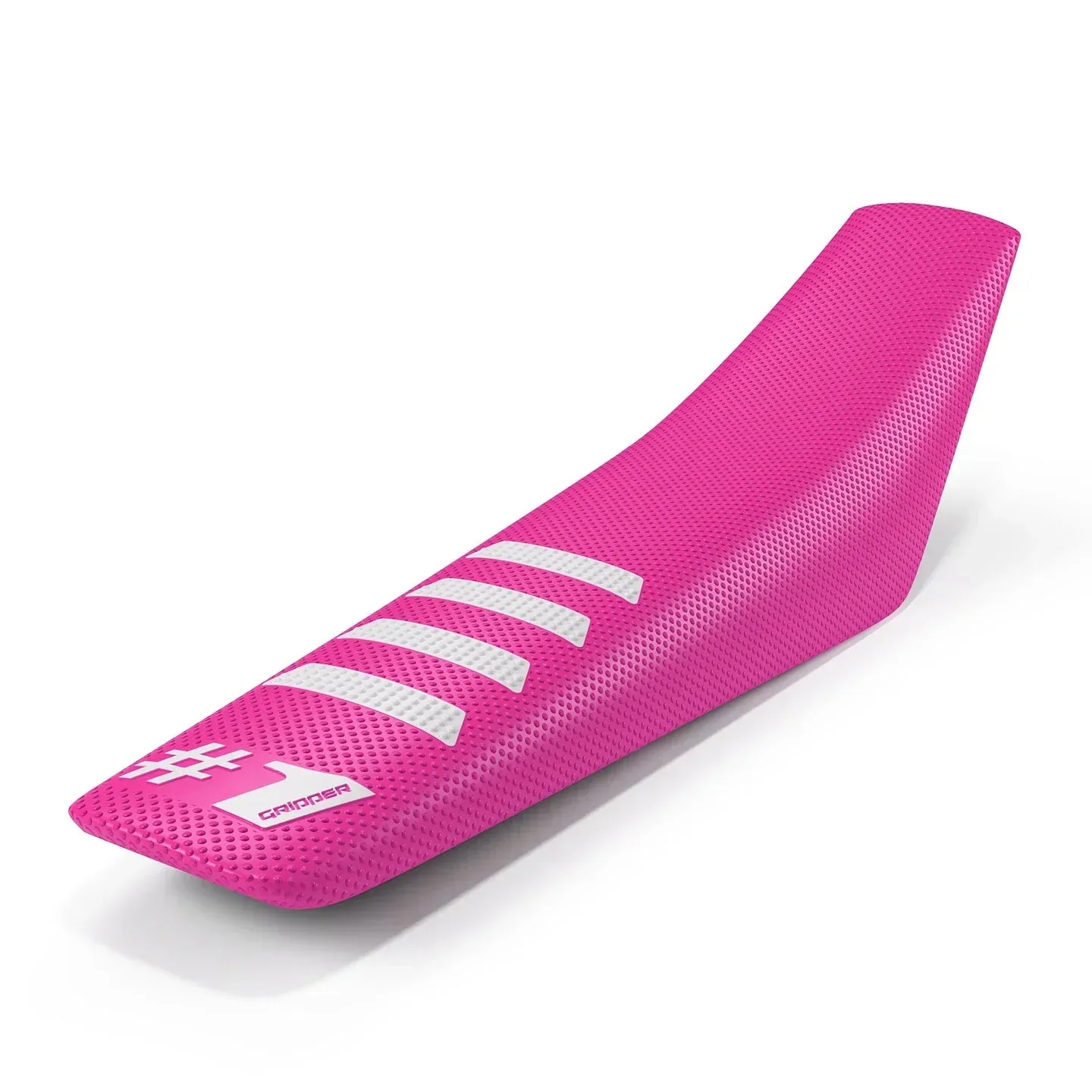 Чехол сидения универсальный ONEGRIPPER RIBBED, Pink White - фото 1